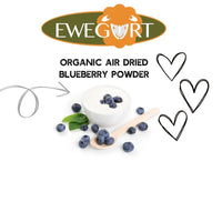 ORGANIC AIR DRIED BLUEBERRY POWDER is low in calories but high in nutrients - Dog Treats