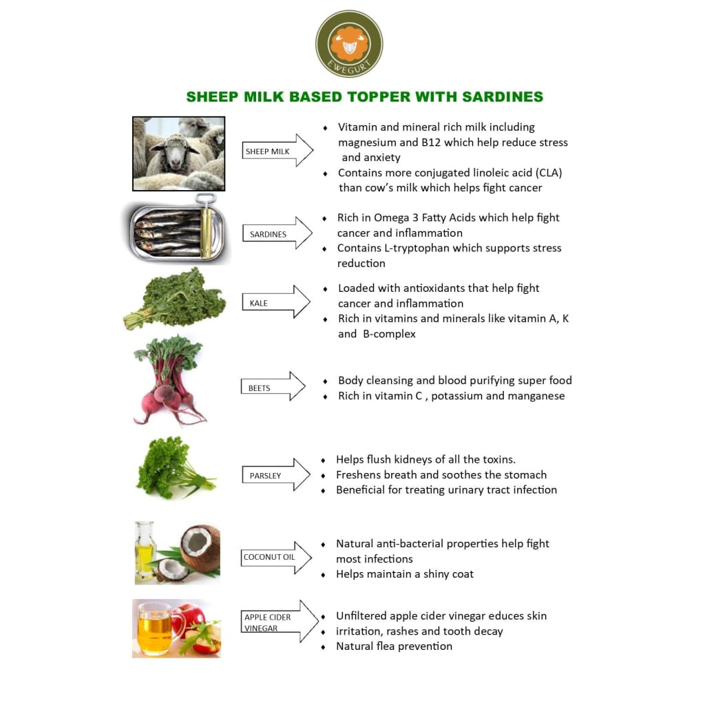 SARDINE Topper Help Calm Anxious Pups Naturally - Dog Treats