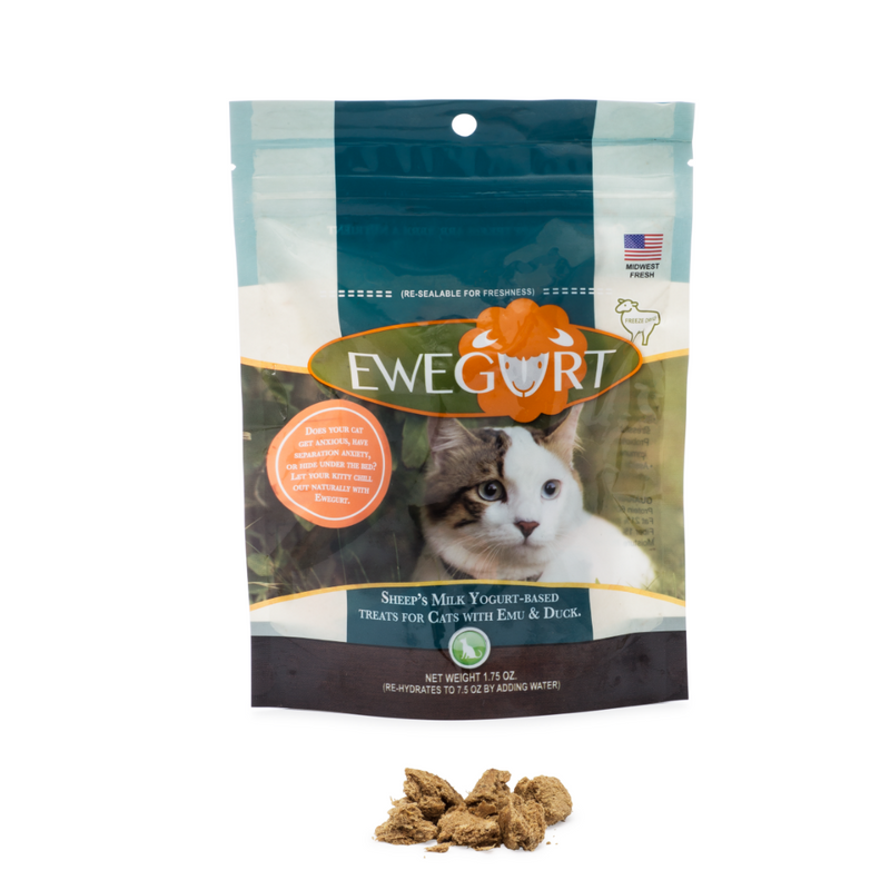 Cat top yogurt treats